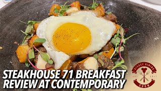 Steakhouse 71 Breakfast Review at Disneys Contemporary Resort [upl. by Akena290]