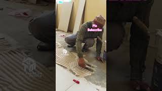 Flooring fitting 60x120 construction tileworks mychannel hometiles youtube subscribemychannel [upl. by Harriet728]