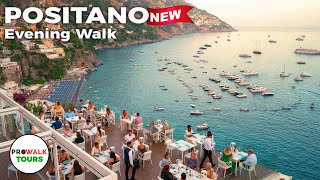 Positano Italy Evening Walk  Amalfi Coast  4K60fps with Captions  Prowalk Tours [upl. by Yttig]