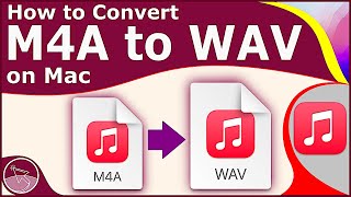 How to Convert M4A to WAV on Mac Using Music App [upl. by Row927]