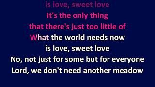 Jackie DeShannon  What The World Needs Now Is Love [upl. by Nairda933]