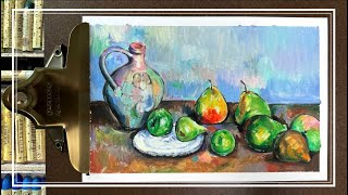 Oil pastel painting  Paul Cézanne [upl. by Gans646]