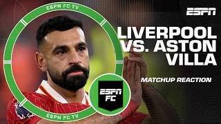 UNEXPECTED LiverpoolAston Villa result Reacting to the Premier League matchup  ESPN FC [upl. by Gnoz]