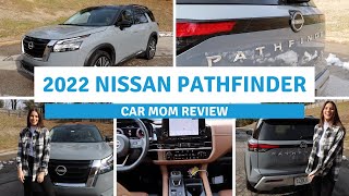 the BEAUTIFUL 2022 Nissan Pathfinder Platinum  CAR MOM TOUR [upl. by Enirhtak]