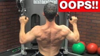 Back Workout Blunders  5 Back Workout Mistakes to AVOID [upl. by Berstine]