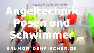 Angeltechnik Teil 1  Posen Schwimmer zum Forellenfischen  Tutorial  Anleitung  Angeln [upl. by Llerral]