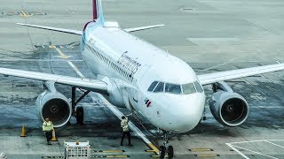 TRIP REPORT  Eurowings  Airbus A320  London  Dusseldorf LHR  DUS  Basic Economy [upl. by Grogan882]