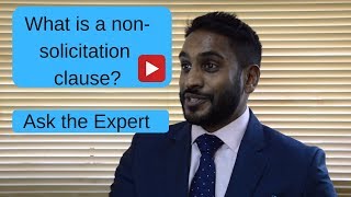 What is a nonsolicitation clause Ask the Expert [upl. by Parfitt900]