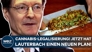 DEUTSCHLAND CannabisLegalisierung Jetzt legt Gesundheitsminister Lauterbach einen neuen Plan vor [upl. by Nylavad]