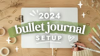 My 2024 Bullet Journal Setup [upl. by Artenahs806]