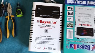 kombi regülatör bağlanması Baysall regülatörü [upl. by Nomled]