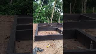 Water proof coating on plinthbeam part 12 construction constructionindustry waterproof [upl. by Bremer991]