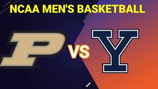 Purdue Boilermakers vs Yale Bulldogs  20242025 NCAA MENS BASKETBALL LIVE SCORE [upl. by Nyladnarb]