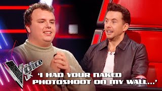 This McFly fan has a confession for Danny Jones  The Voice UK 2024 [upl. by Ecinehs]