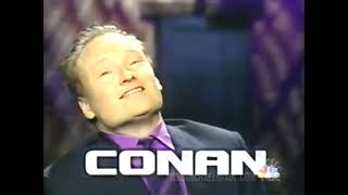 NBC Ad Spot for Late Night with Conan O’Brien 2002 [upl. by Rusel]