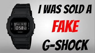 I was sold a FAKE GShock  DW5600BB1 [upl. by Levi]