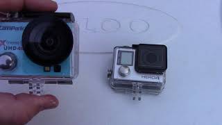 Action Camera Campark ACT74 vs GoPro Hero 4 Review [upl. by Isis128]