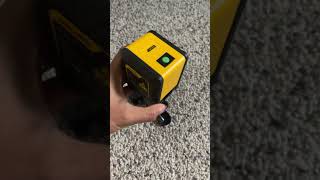 Deli Cross Line Laser Level Green Beam SelfLeveling Laser Level Tools for Home DIY [upl. by Rodriguez]