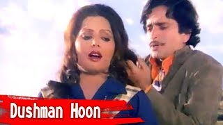 Dushman Hoon  80s Romantic Song  Shashi Kapoor Sulakshna Pandit  Ganga Aur Suraj [upl. by Lig]