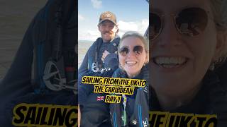 Day 1 sailing from the UK to the Caribbean boatlife sailing boating [upl. by Gaspar]