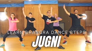 Learn Bhangra Dance Online Tutorial For Beginners  Jugni Step By Step  Lesson 8 [upl. by Ameekahs]