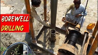 6 Inch Borewell Drilling Fitting In BorewellSubmersible Pump Installationबोरवेल में 6 इंच पानी [upl. by Niad]