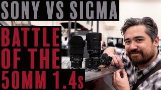 Sony 50mm F14 GM vs Sigma 50mm F14 DG DN Art [upl. by Wesa489]