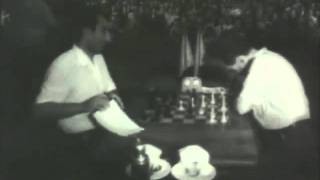 PetrosianBotvinnik championship 1963 live film footage [upl. by Olen]