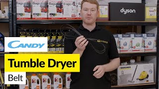 How to Replace the Drive Belt on a Candy Tumble Dryer [upl. by Gertruda315]