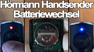 Hörmann Handsender Batteriewechsel  Garagentor [upl. by Gwenore]