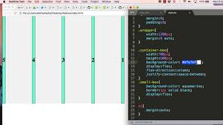 FlexBox Tutorial  Part 1  Positioning Divs inside Parent Container Using CSS Flex [upl. by Hanfurd]