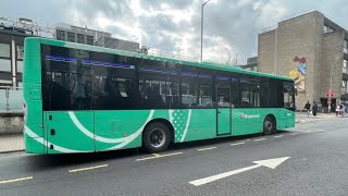 Stagecoach East Volvo B8RLE MCV Evora 21366 On Route A To Trumpington Park amp Ride [upl. by Imoin247]