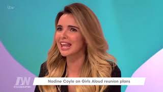 Id say Hi Nadine Coyle questioned about feelings to Cheryl [upl. by Shawna832]