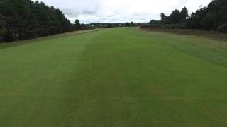 Gailes Links Flyover  Hole 8 [upl. by Garald]