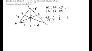 Cevas Theorem [upl. by Akire]