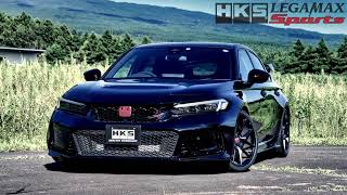 HONDA CIVIC TYPER 2022 6BAFL5 HKS LEGAMAX SPORTS [upl. by Weldon]