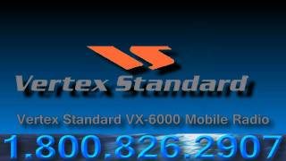 Vertex Standard VX6000 Mobile Radio An Overview [upl. by Euqnom]