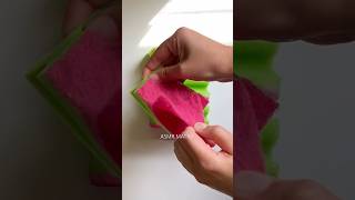 ASMR kitchen sponge scour ripping  picking  crispy sounds satisfying [upl. by Carman]