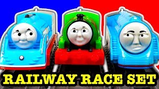 Thomas TrackMaster Railway Race Set Ultimate Na Na Na Streamlining Fun [upl. by Monreal]