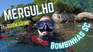 Mergulho em Bombinhas SC Batismo na Submarine [upl. by Botti]