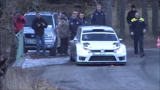 Test Ogier rallye Monte Carlo 2014 WRC HD [upl. by Zelig]