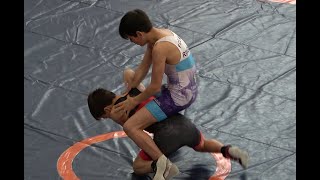 Wrestling  Ringen CJugend LM Sachsen 2022 Greco 42 kg [upl. by Artenahs]