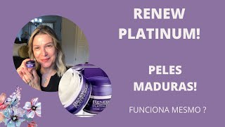 RENEW PLATINUM 55 AVON CREME PARA A PELE MADURA PELE MAIS FIRME E MAIS JOVEM [upl. by Fennessy]