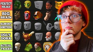 Roblox Head Tier List [upl. by Sisto980]