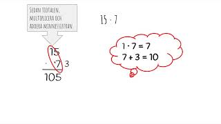 42 Multiplikation med uppställning [upl. by Zeb]