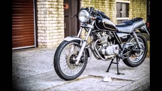 Suzuki GN250 1982 being converted to a cafe racer Part2 [upl. by Bonney652]