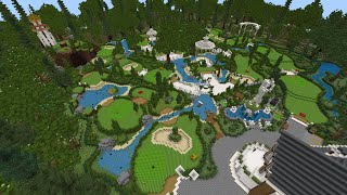 I TOOK MY FRIEND TO GOLF IN MINECRAFT [upl. by Brest]