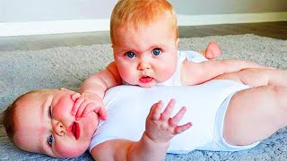 Adorable Sibling Moments  Funny and Cute Baby Video  Cool Peachy [upl. by Liagabba]