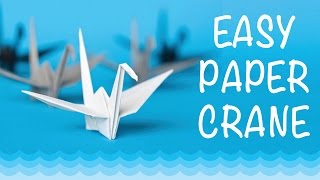 How To Make a Paper Crane  Origami Crane Step by Step  Easy [upl. by Asiilanna39]