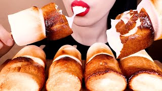 ASMR RECIPE ROASTED MARSHMALLOWS eating sounds MUKBANG 구운 마시멜로 디저트 먹방바삭하고 맛있게 굽는 방법 포함 [upl. by Anisor]